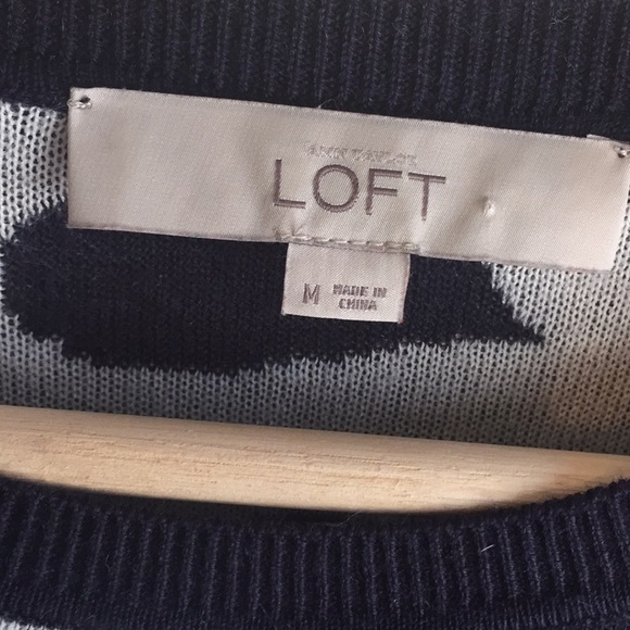 LOFT Heart sweater - Picture 3 of 7